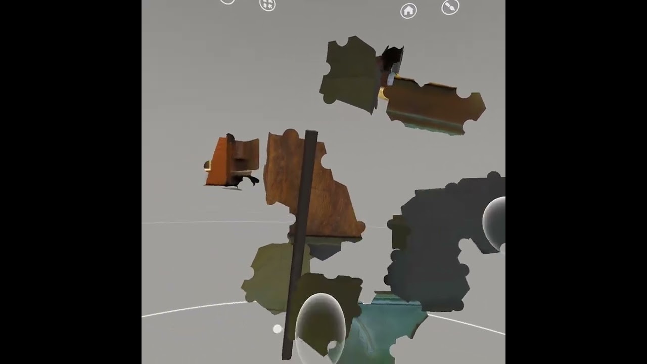 Puzzling Places | Meta Quest | Triptych 200.2 SIMPLE Puzzle Playthrough in 2x | ASMR