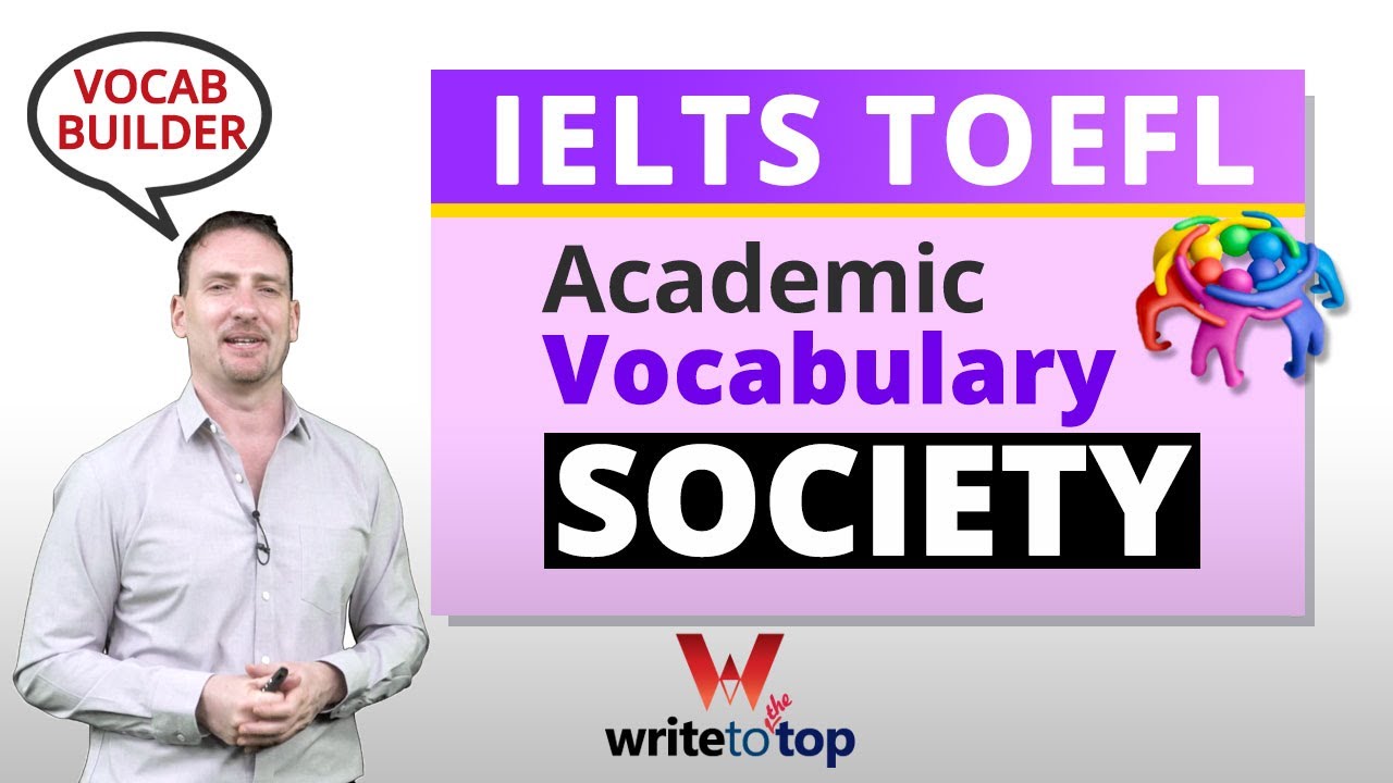 Академическая лексика IELTS/TOEFL: общество