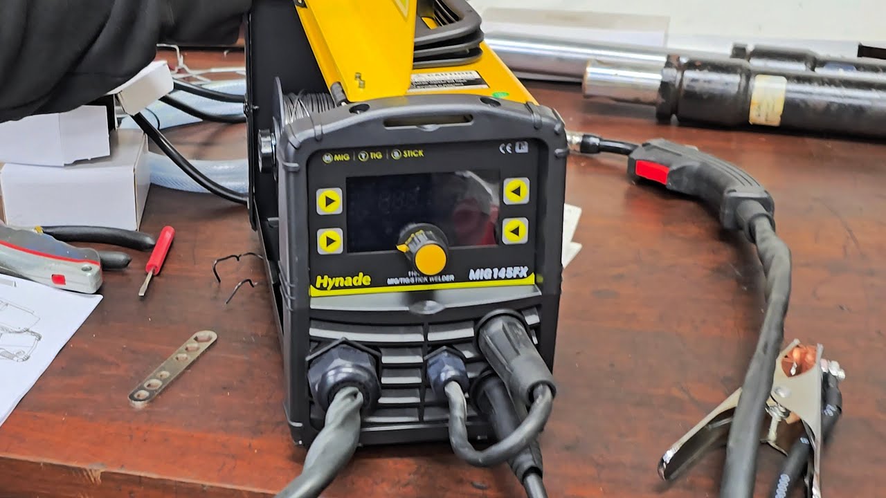 Hynade MIG145fx MIG /TIG/Stick welder unboxing and review