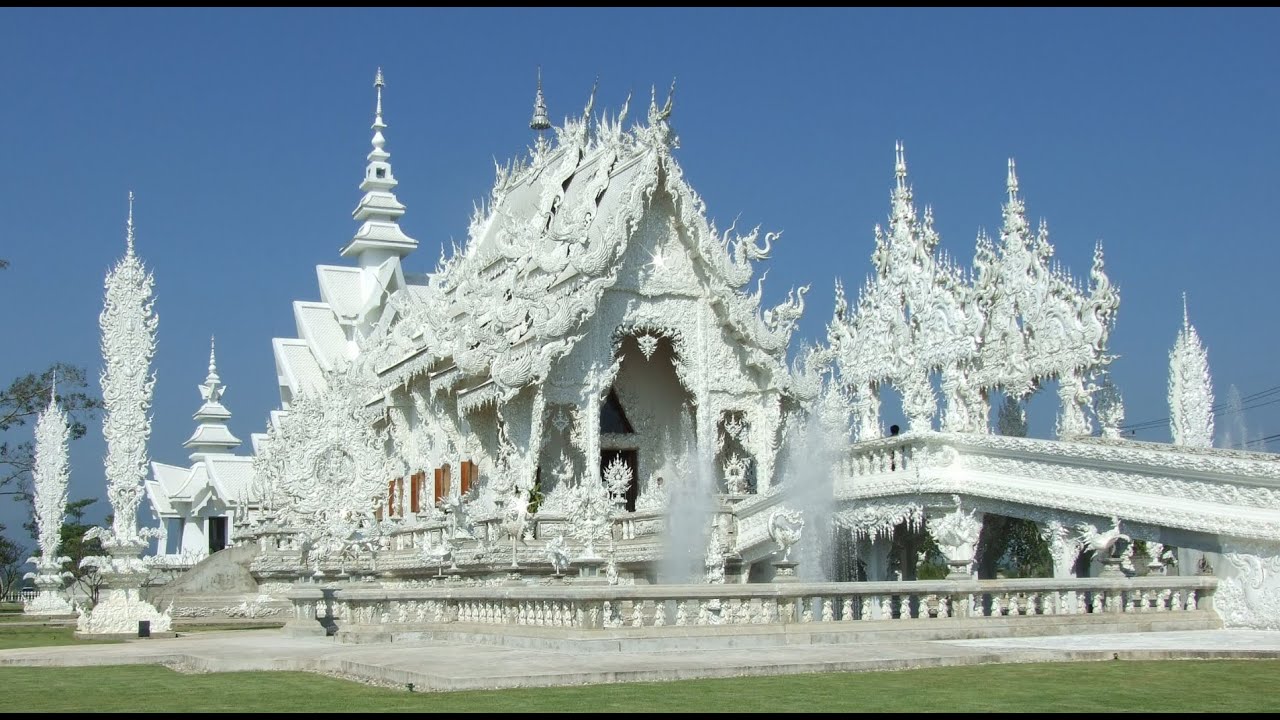 Thailand White Tempel / Wat Rong Khun / Chiang Rai