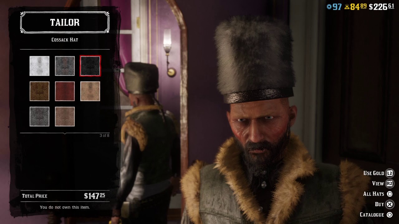 Red Dead Redemption 2 Online _ Fashion Show _ Outfits _ Morales Vest _ Hardie Boats _ Cossack Hat