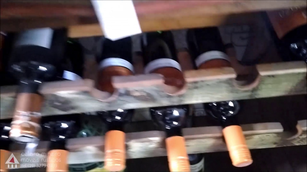 Móveis rústicos - 5 móveis para guardar seus vinhos