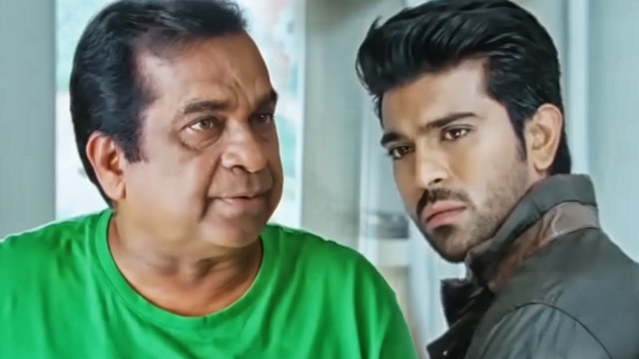 Brahmanandam राम चरण को बेहरा बोल रहा है | Yevadu फिल्म का मजेदार Comedy सीन