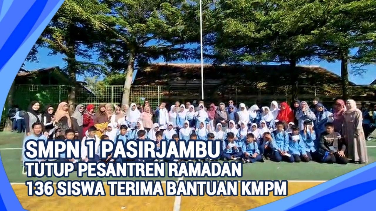 Penutupan Pesantren Ramadan SMPN 1 Pasirjambu, 136 Siswa Terima Bantuan dan Bintang Ramadan