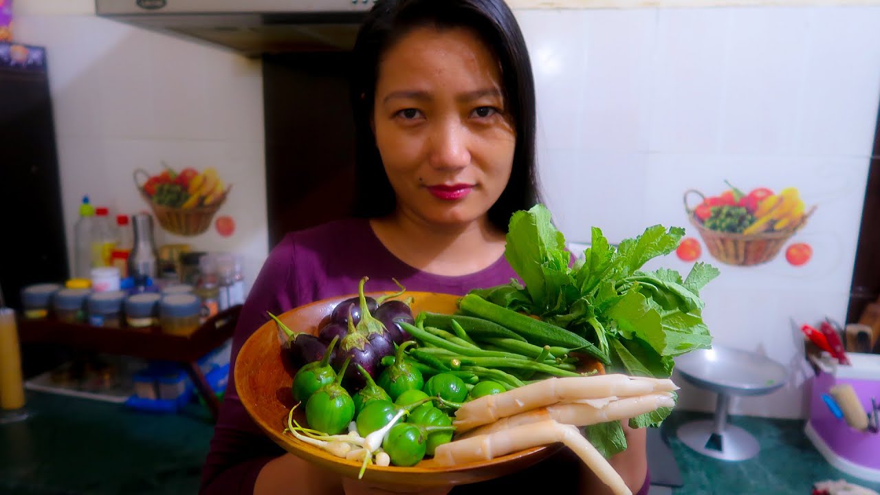 ROSEP AON - Traditional Ao Naga Recipe | Ao Naga Mixed Vegetable Recipe with Bamboo Shoot