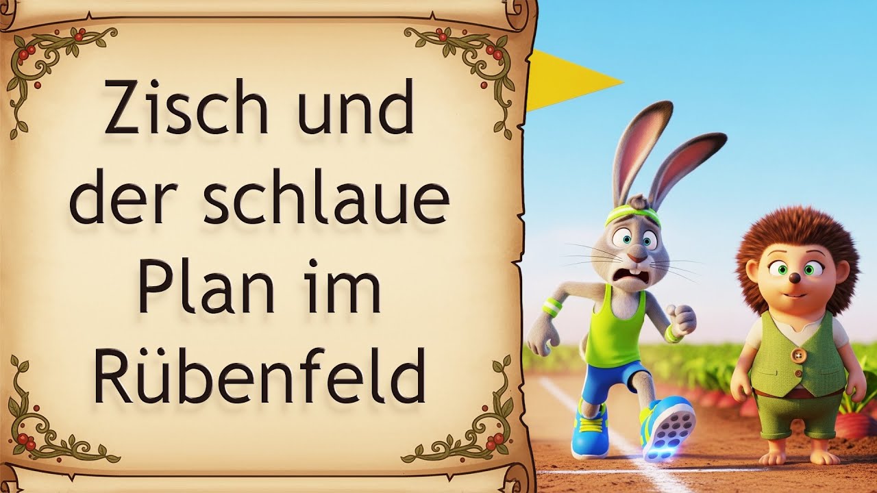 Der Hase und der Igel: Zisch und der schlaue Plan im Rübenfeld🦔 Lustige Vorlesegeschichte für Kinder