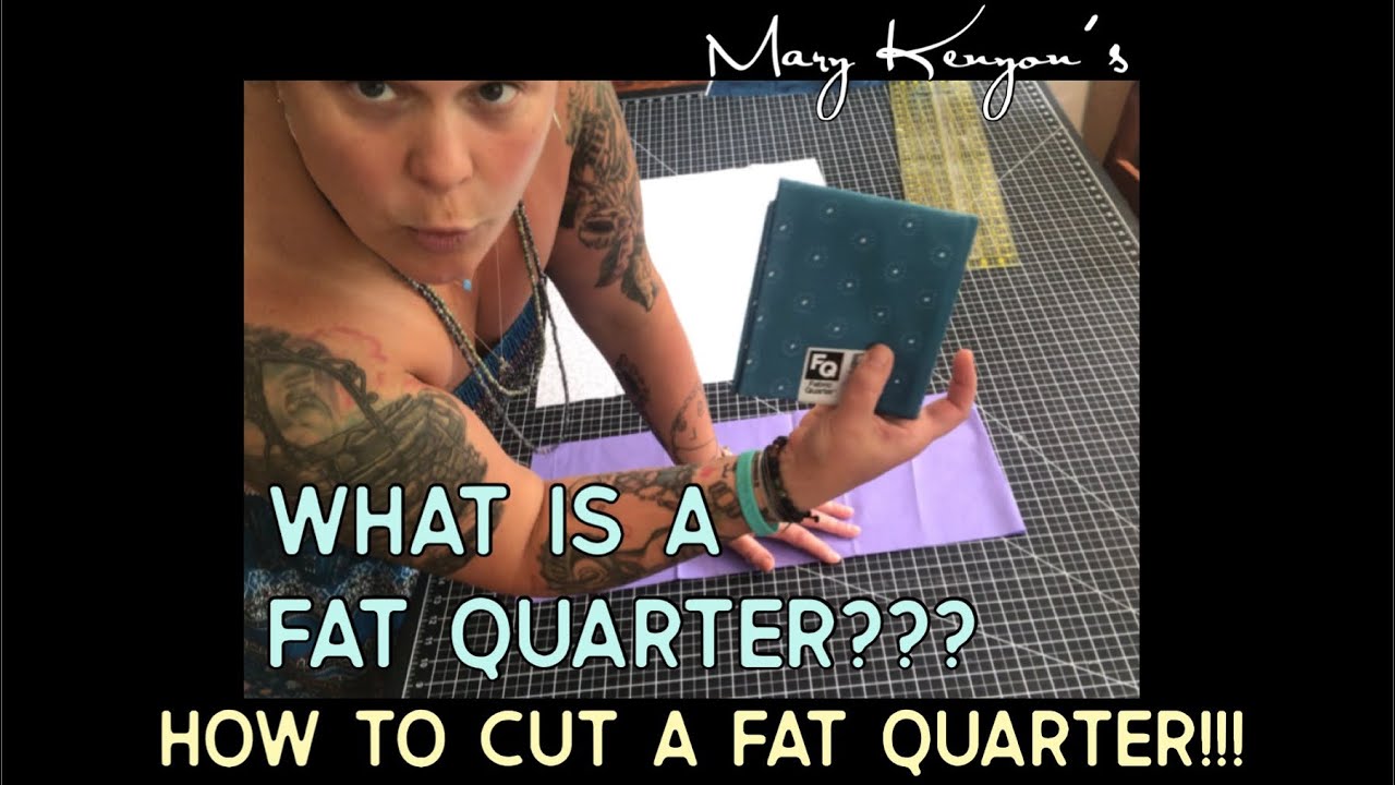 How to cut a FABRIC FAT QUARTER!!! What is a fat quarter? Fat Quarter vs. Quarter Yard?