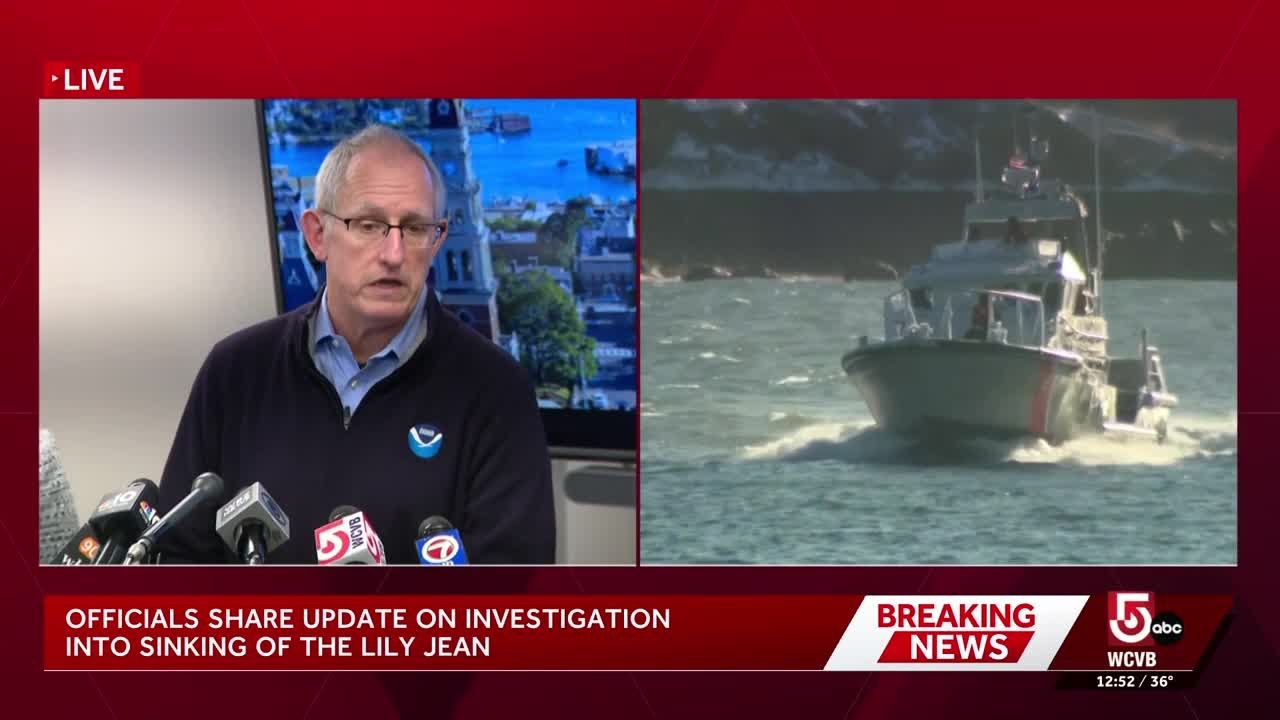 Update on search activity after sinking of fishing vessel