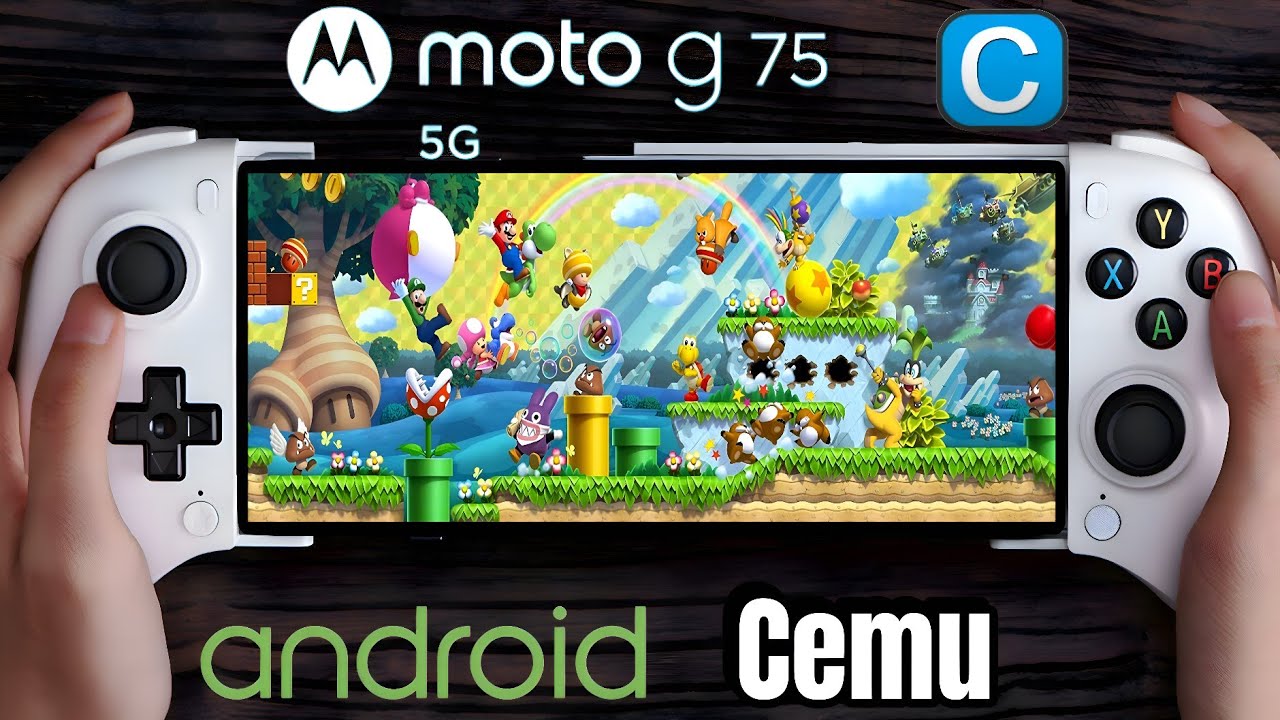 Moto G75 Snapdragon 6 gen 3 Test New Super Luigi U Wii-U en Android con Cemu 0.3