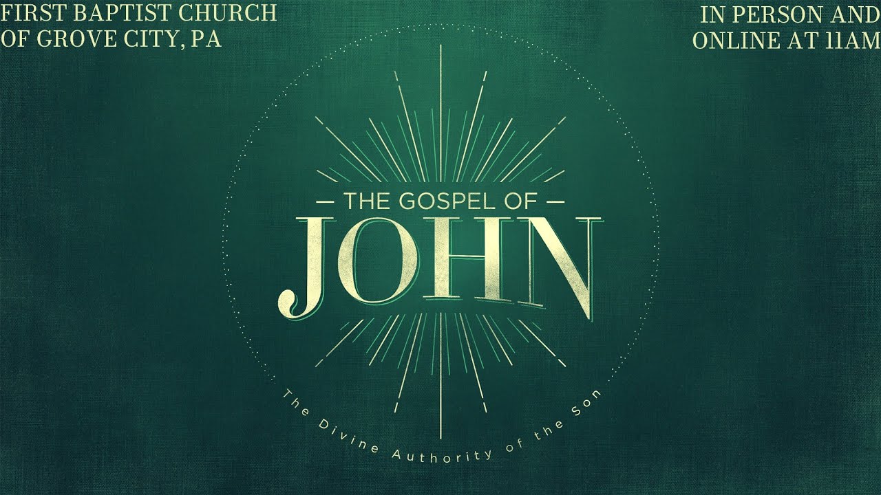 March 1, 2026 - Pastor Andy Frey - John Series