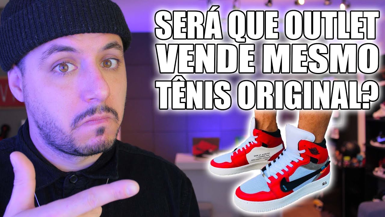 OUTLET VENDE MESMO TÊNIS ORIGINAL?