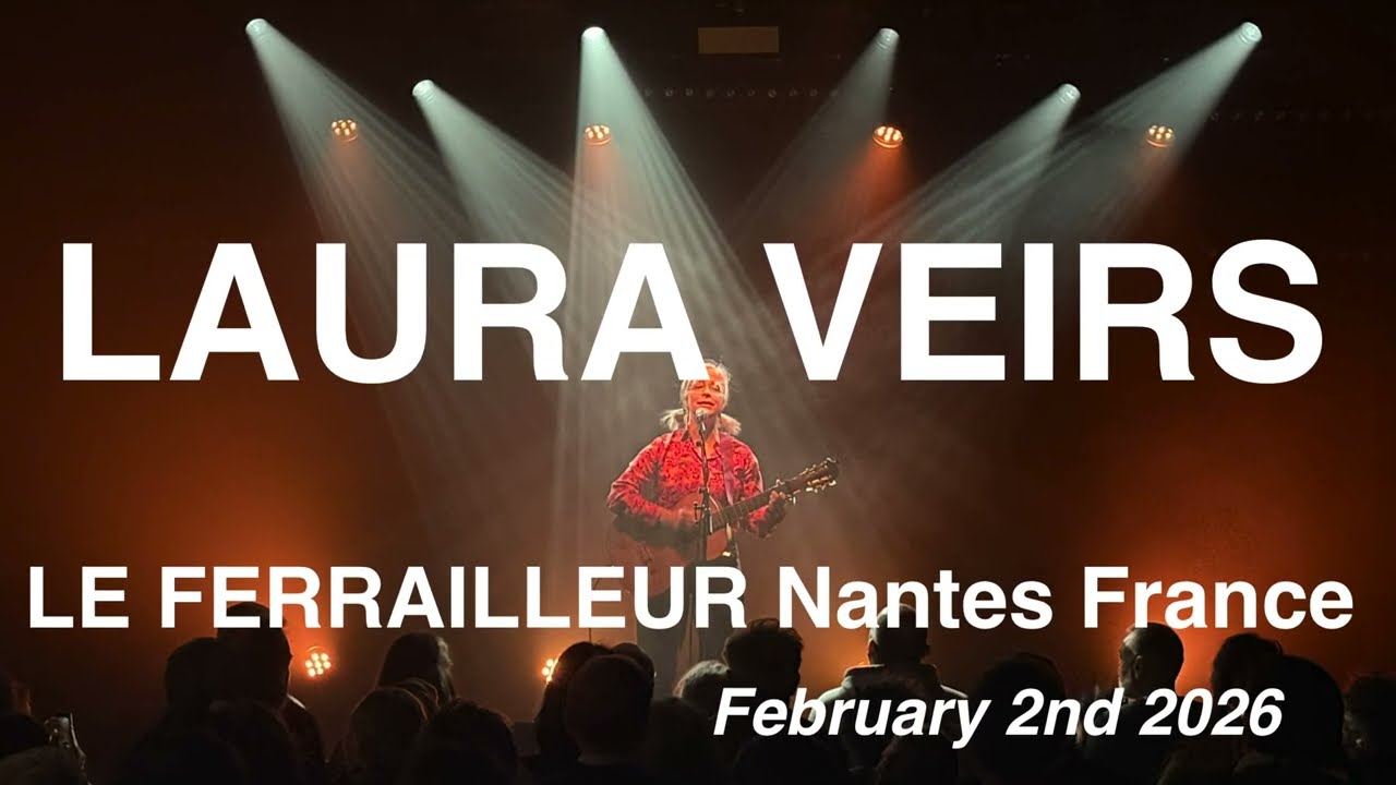 LAURA VEIRS – Full Live Concert 4K @ Le Ferrailleur (Nantes, France) – February 2nd, 2026