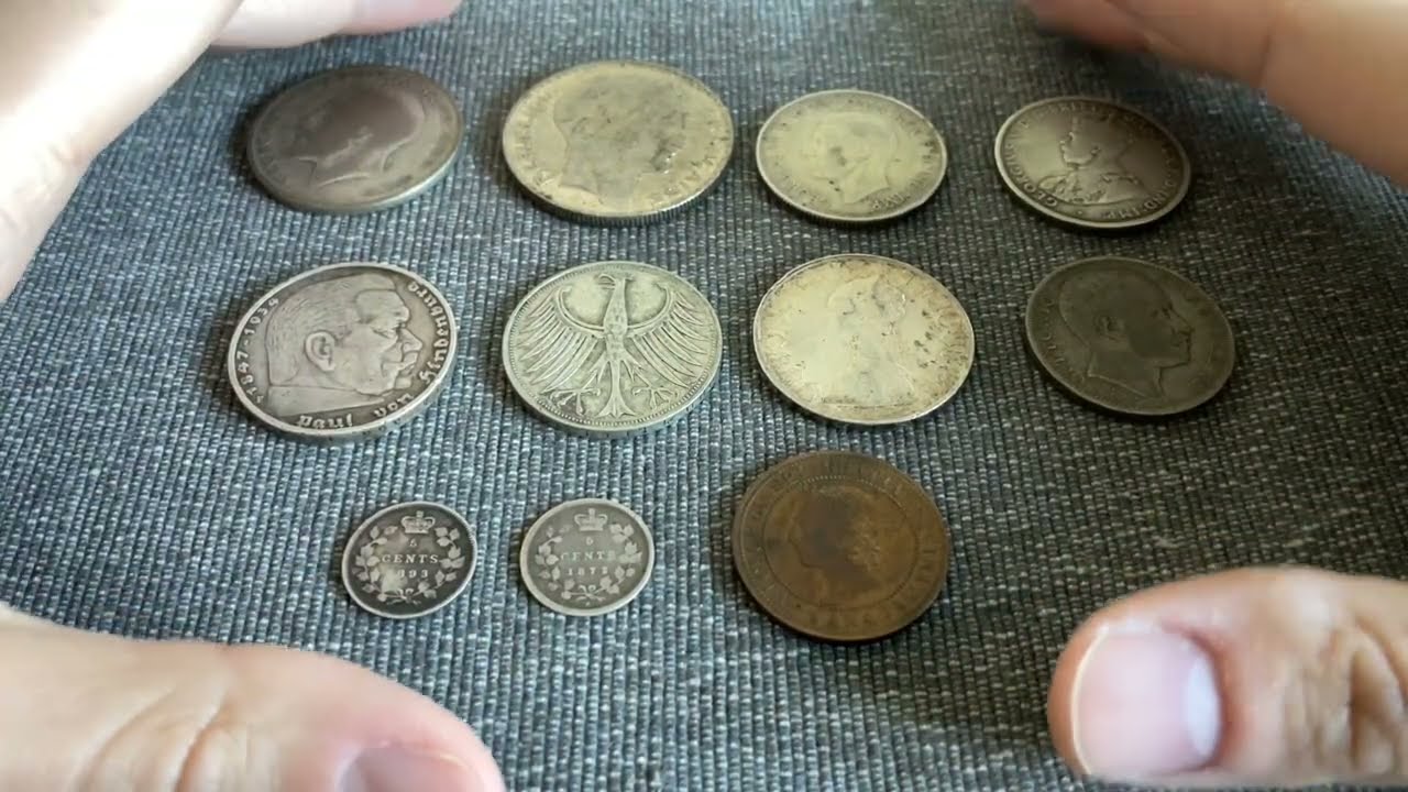 Compré un Lote de 11 Monedas Antiguas de Plata! Merecen la Pena?