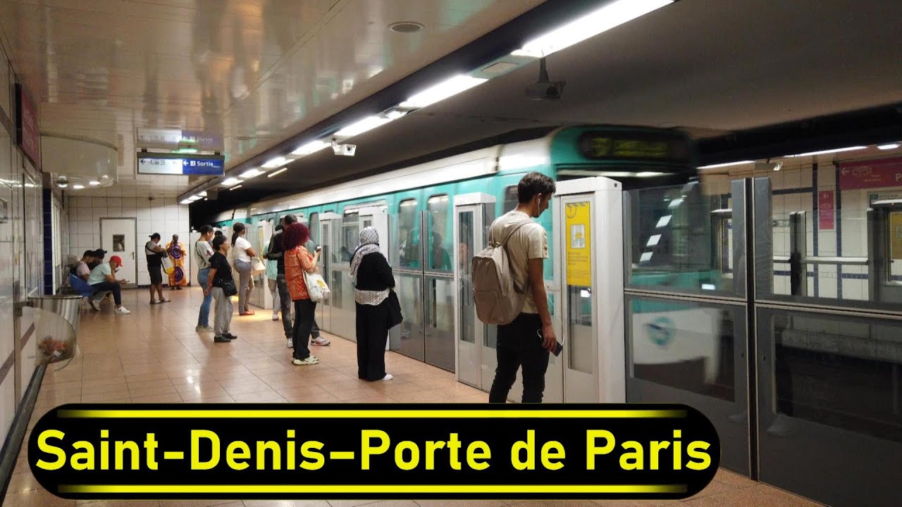 Metro Station Saint-Denis–Porte de Paris - Paris 🇫🇷 - Walkthrough 🚶
