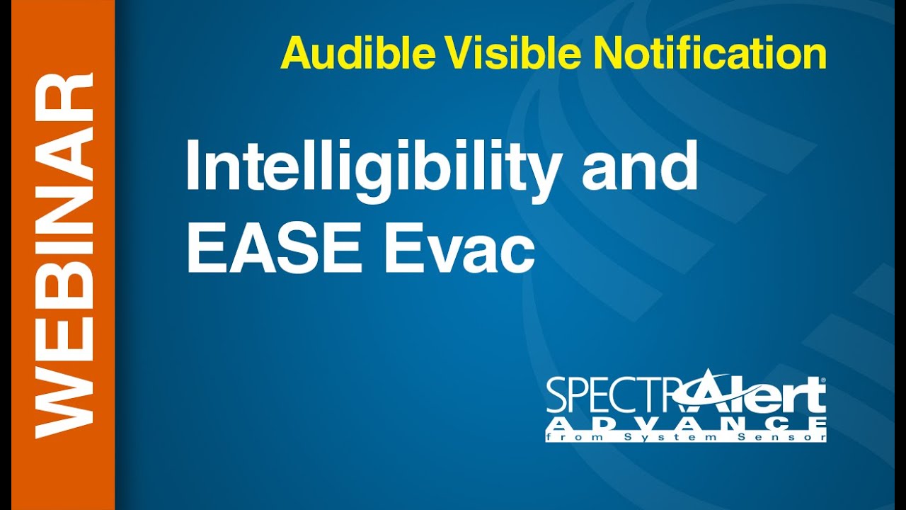 AV - Webinar: Intelligibility and EASE Evac (2015)