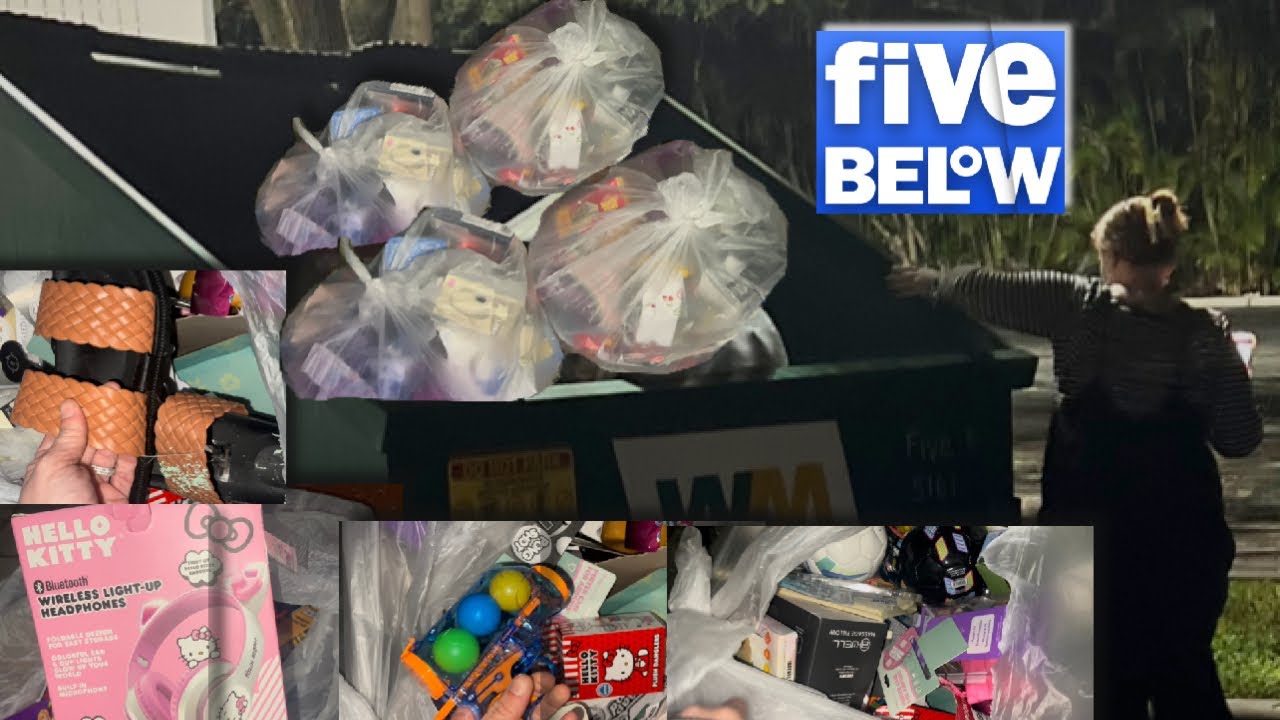 DUMPSTER DIVING - I CHECKED THIS STORES TRASH AND IT WAS PACKED WITH STUFF!