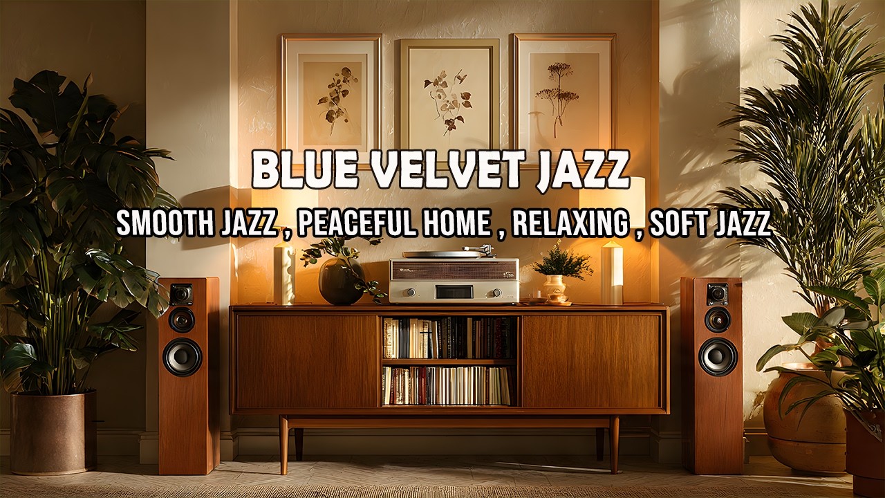 🎶 Blue Velvet Jazz — Gentle Jazz Therapy for a Better Mood 💙