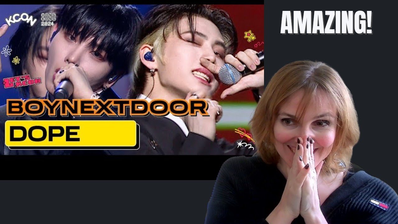 BOYNEXTDOOR - DOPE(쩔어) (원곡:BTS) [KCON HONG KONG 2024] REACTION!!