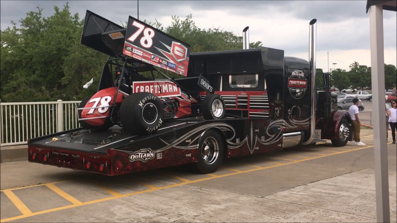 Craftman World of Outlaws Support Vehicle, Sprint Car, and Car Hauler