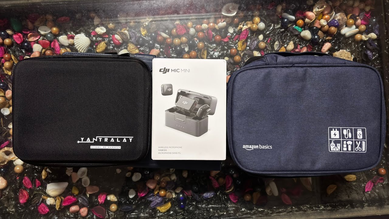 DJI mic mini/ Yantralay Carrying Case for Accessories / amazon basics Travel Organiser... unboxing….