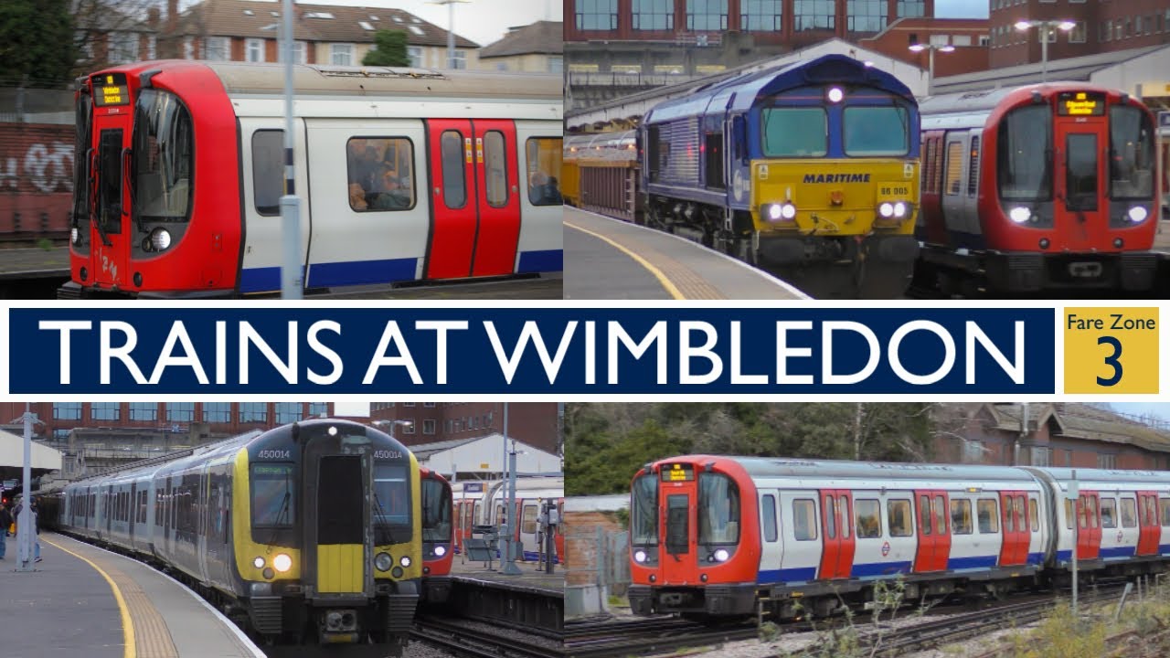 Trains at Wimbledon | South Western Railway and  District Line | 27/12/2025