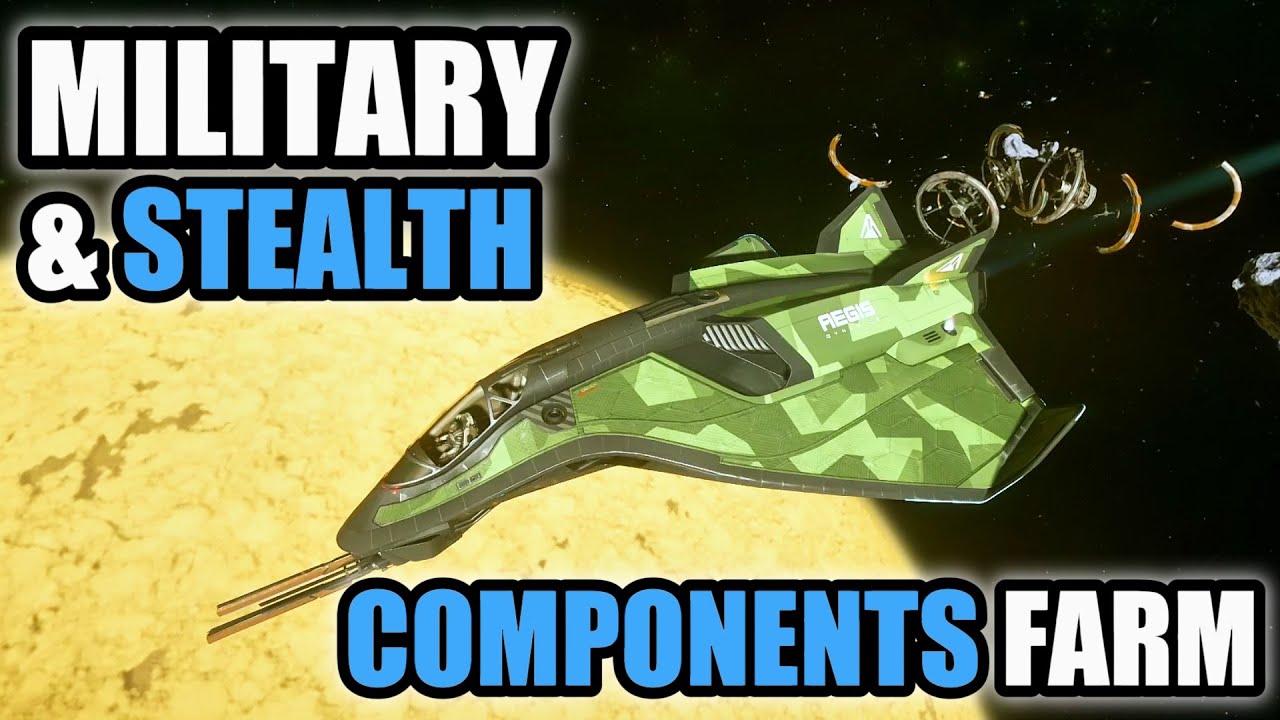 EASY AND FAST MILITARY AND STEALTH COMPONENT FARMING: Solo No Ship Challenge E09 - Star Citizen 4.3