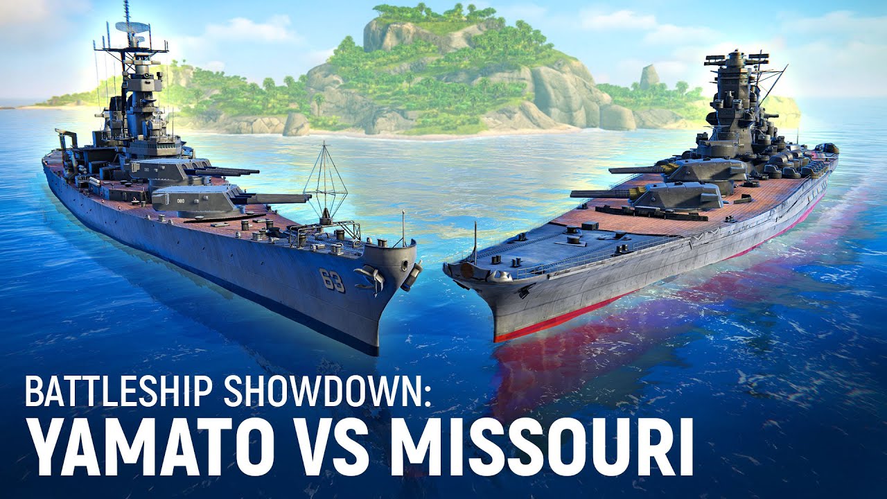 Дуэль линкоров: Yamato vs Missouri