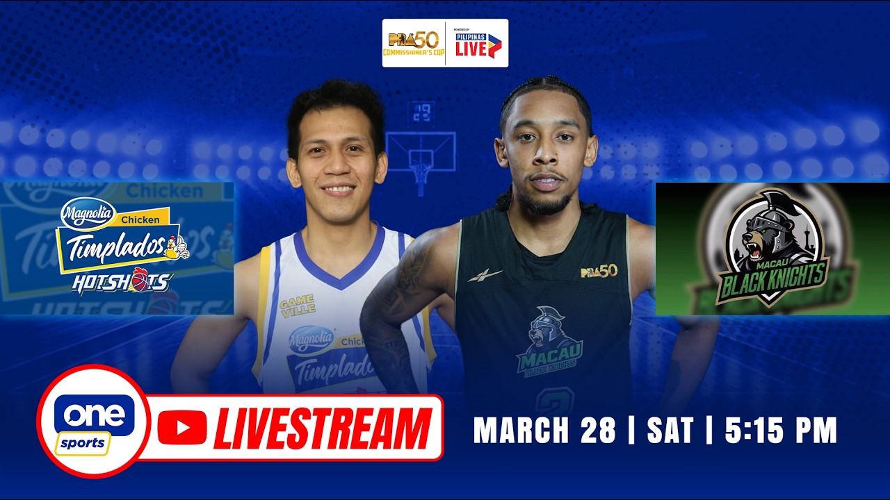 LIVE: MAGNOLIA vs MACAU BLACK BEARS | PBA 50 COMMISSIONER'S CUP | MARCH 28, 2026