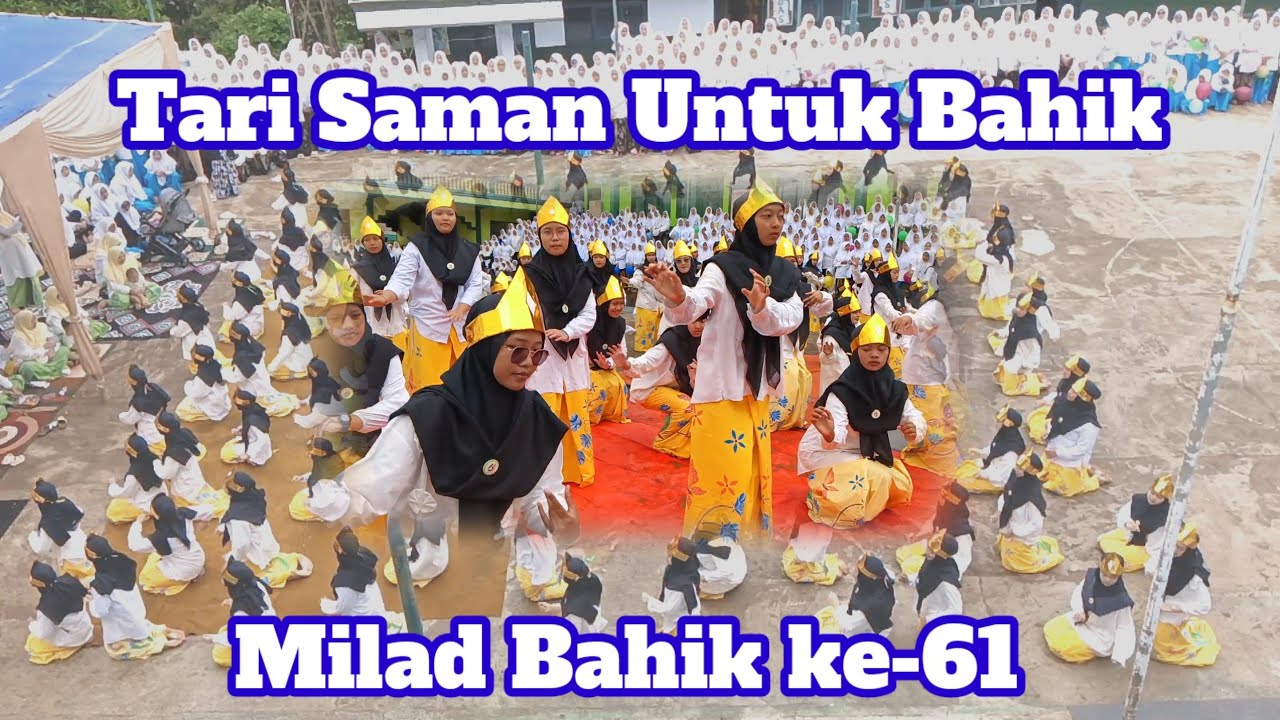 Tarian Saman istimewa milad ponpes Baitulhikmah Haurkuning Ke 61 #tarisaman #viral #milad #santri 