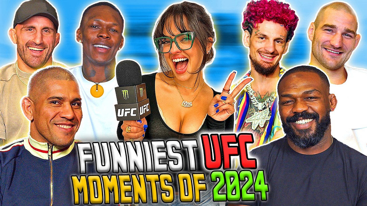 Funniest UFC moments of 2024 FT. Alex Pereira, Jon Jones, Sean Strickland, Israel Adesanya & more!