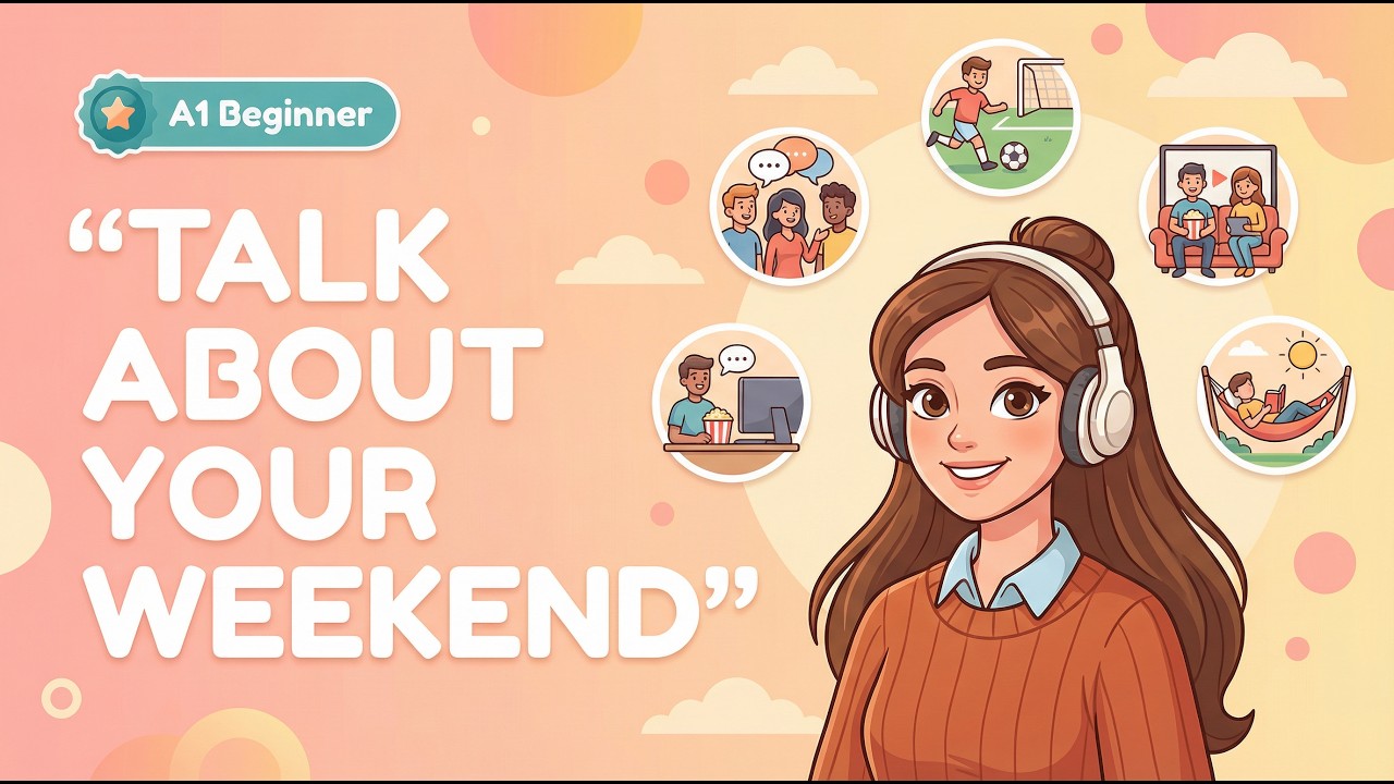 Real Weekend Conversations in English | SLOW English for Beginners | Listening and Speaking Practice