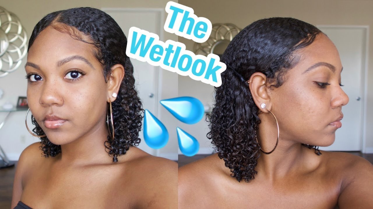 TRYING THE WETLOOK ON TYPE 4 HAIR....IT WORKED SIS!