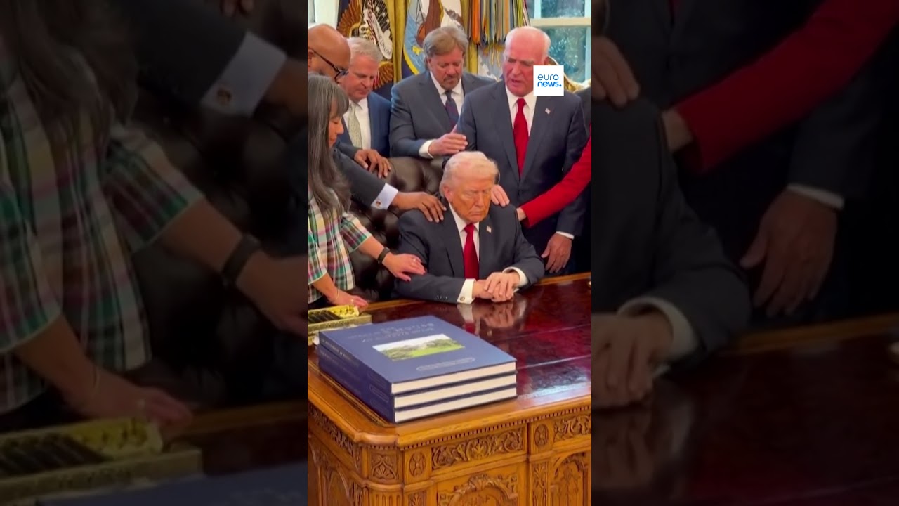 Trump adviser releases video of faith leaders praying over Trump in Oval Office