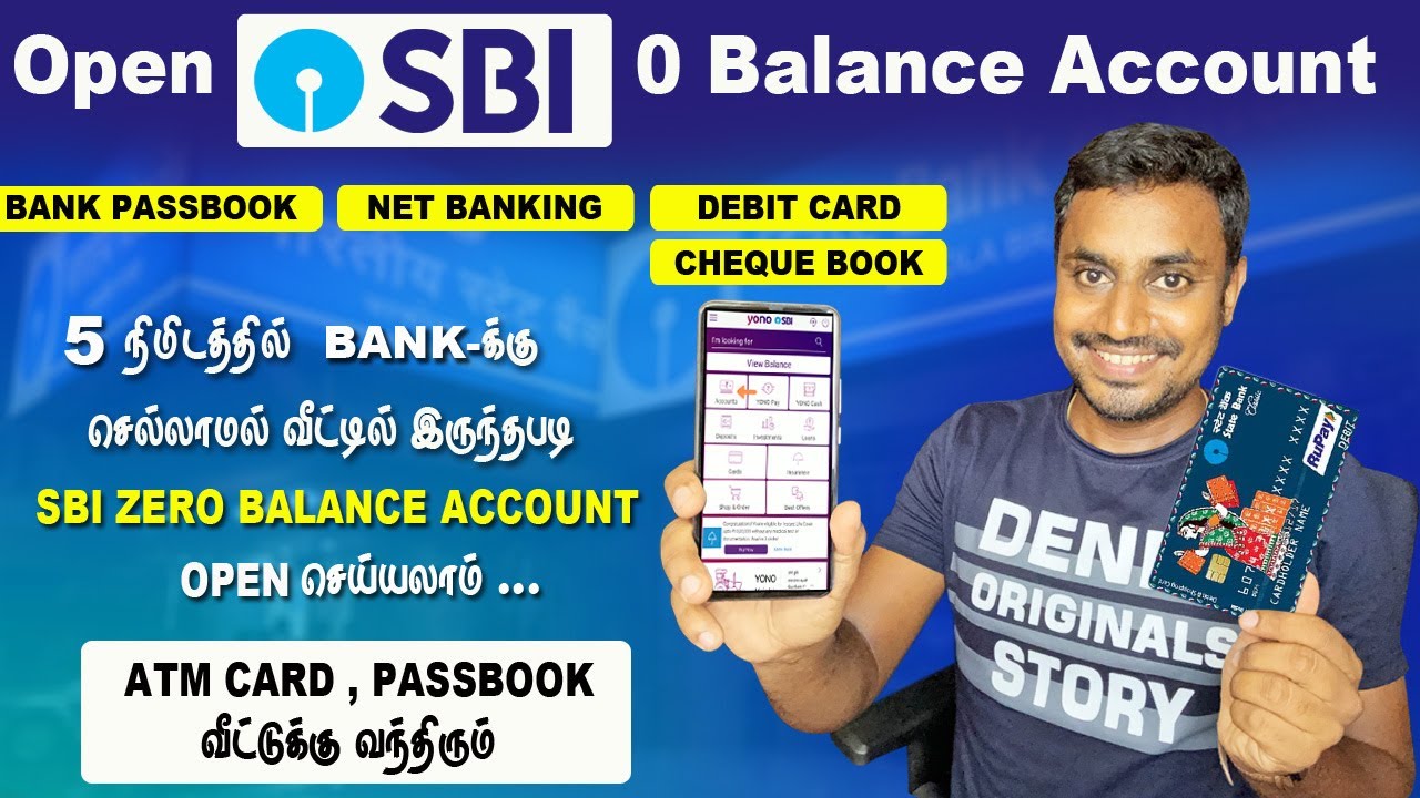 How To Open SBI Zero Balance Account From Home In 5 Minutes Without Visiting Bank & Get ATM Card