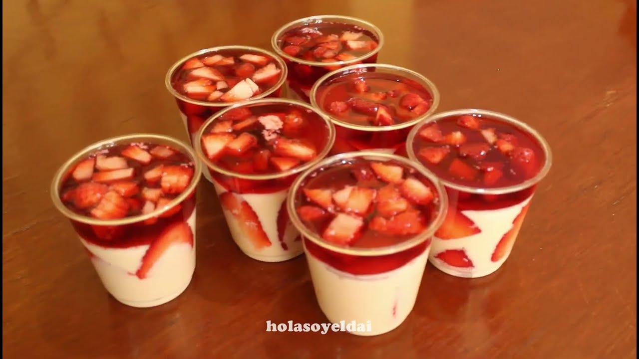 POSTRE PARA VENDER / GELATINAS DE QUESO / RECETA