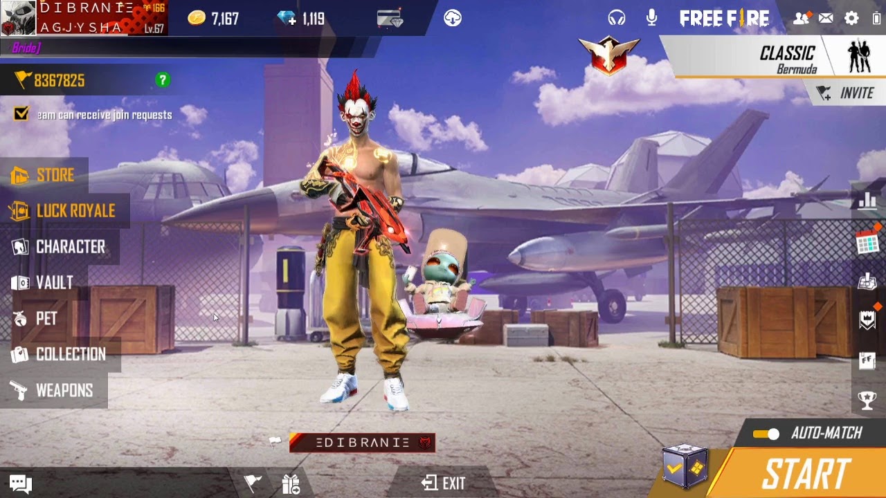 Trovo Dibrani_ff 💎 Top-up me ID💎 👑Free Fire💚