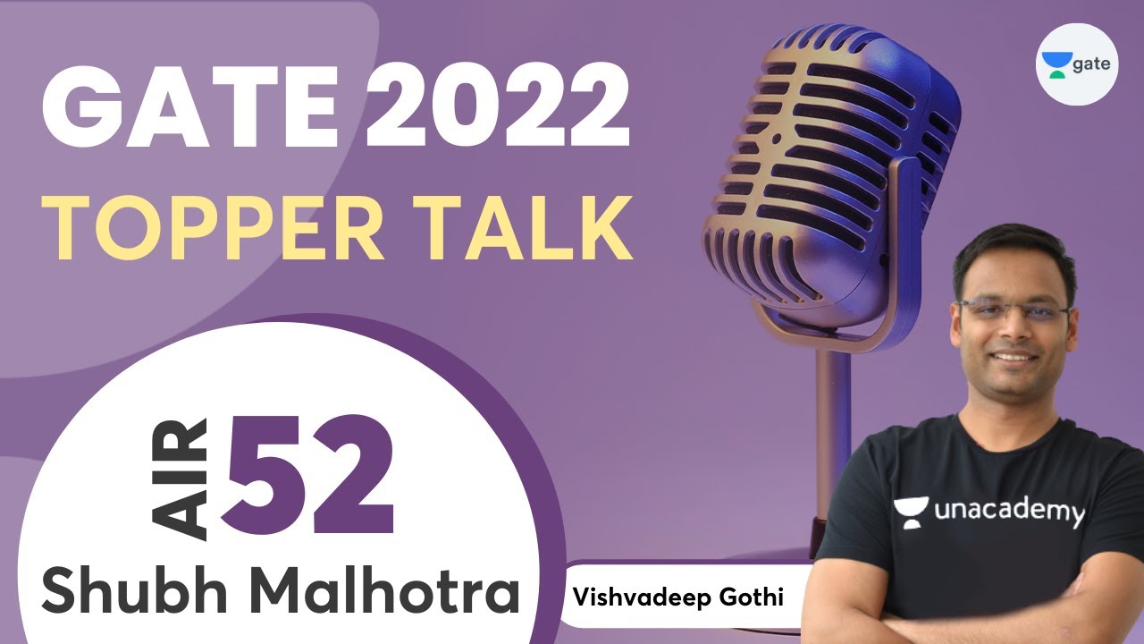 How I scored AIR 52 in GATE 2022?? | Topper Talk | Interview with Vishvadeep Sir