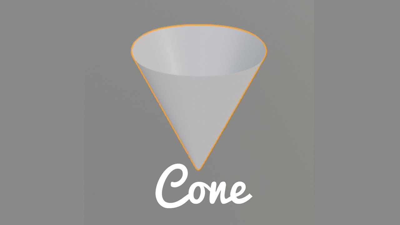 blender cone tutorial