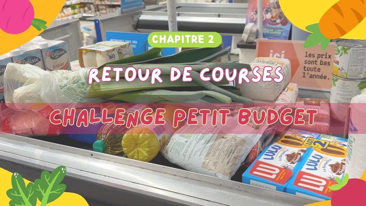 💰 400€ pour le mois  🛒  Menu & Retour de courses