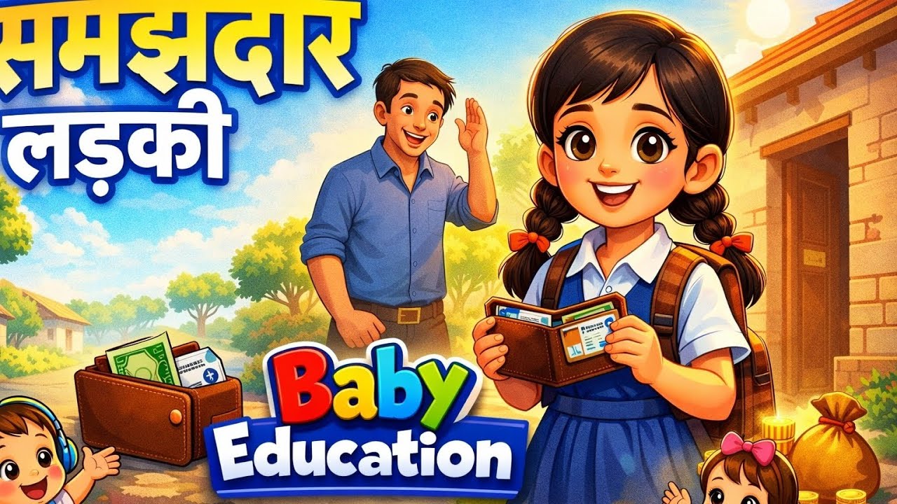 समझदार लड़की | ईमानदारी की सीख | Moral Story in Hindi | Baby Education @BabyEducation52 