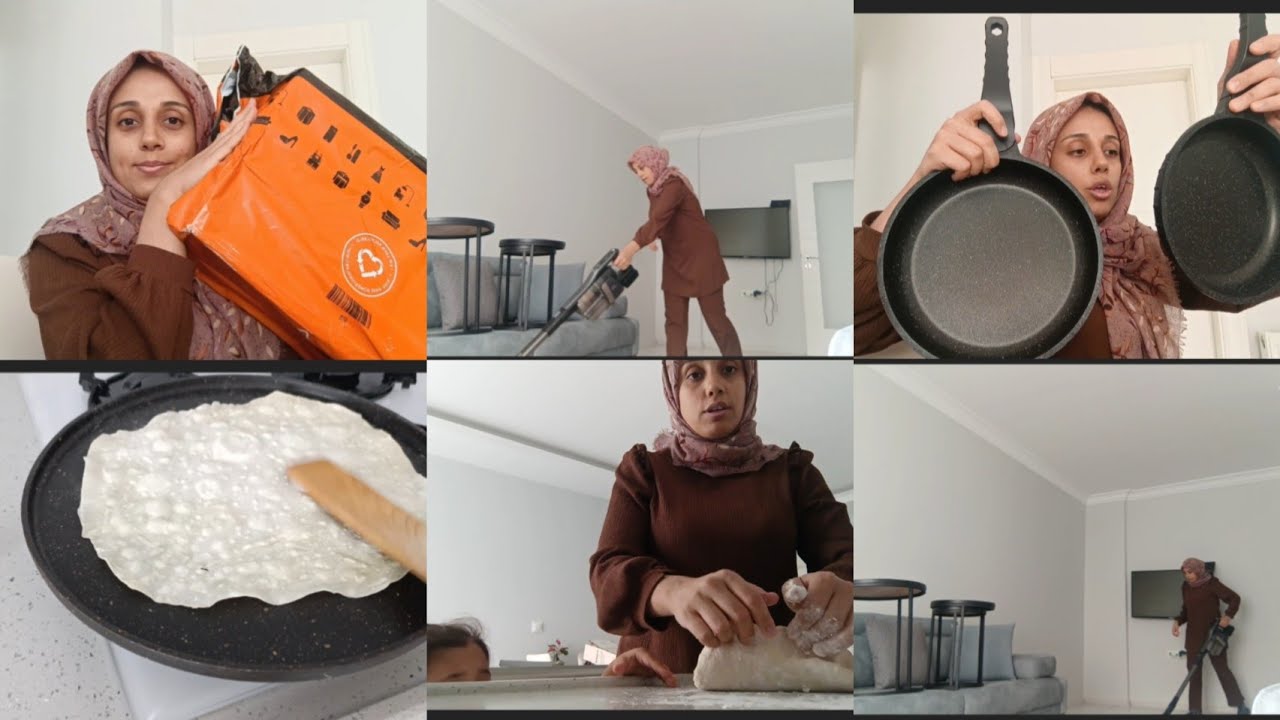 HEYCANLA BEKLENEN GÜN GELDİ⁉️KARGO AÇILIMI⁉️TAVADA LAVAŞ YAPTIM👏