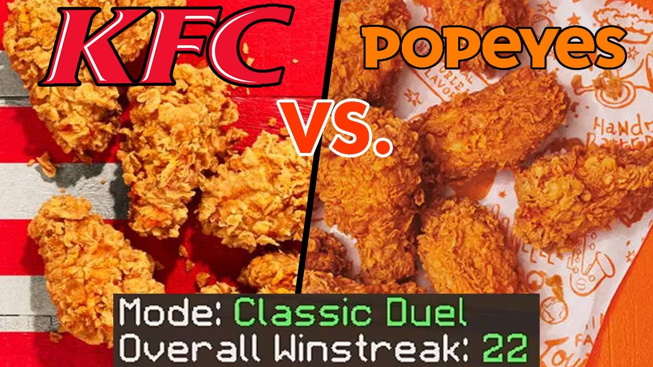 Are KFC's Wings Better than Popeyes? (also 22 winstreak in duels)