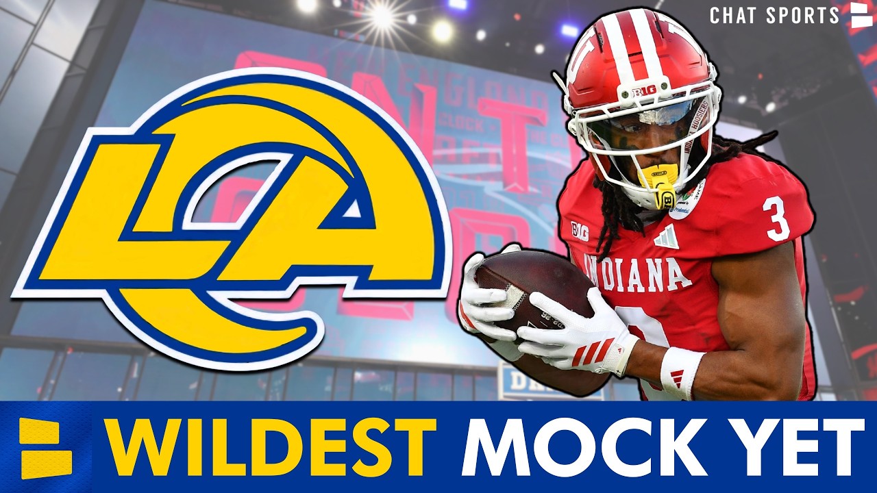 This LA Rams Mock Draft Is WILD! Blockbuster Trades & Brand New 1st Round Target