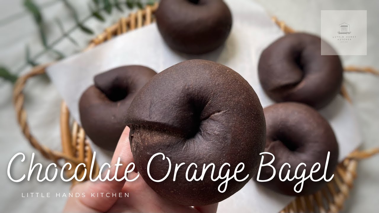 How to Make Chocolate Bagel with Orange - Easy Baking Recipe
