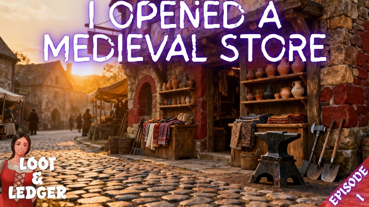 I OPENED A MEDIEVAL STORE! - Loot & Ledger - Episode 1