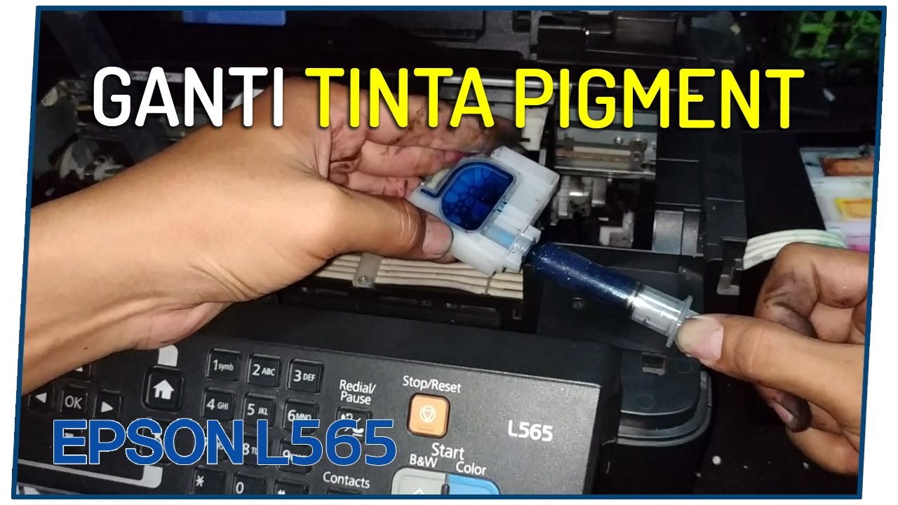 Cara ganti tinta pigment Epson L565