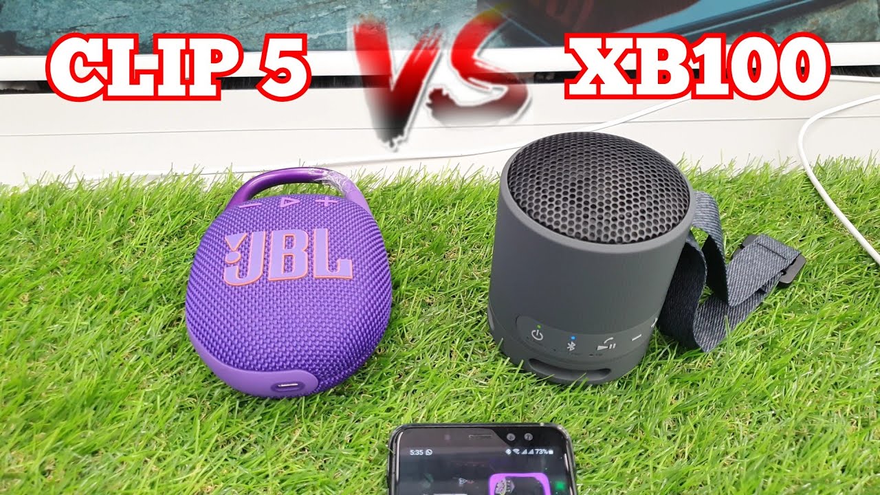 Sony SRS-XB100 против JBL Clip 5 | Тест басов💥😱