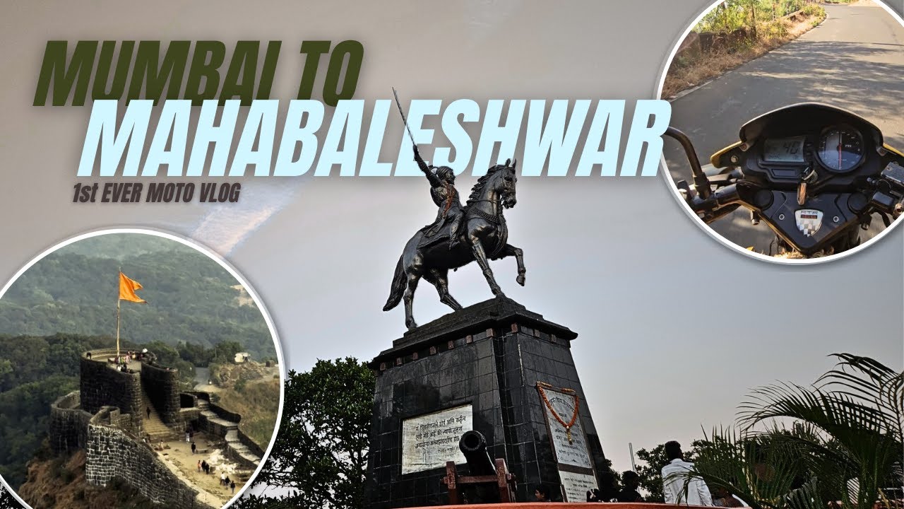 Moto Vlog | Mumbai to Mahabaleshwar(Pratapgad ,Mandar Devi ,Wai Ganpati)| 700 KM | Part 01 | Vlog 04