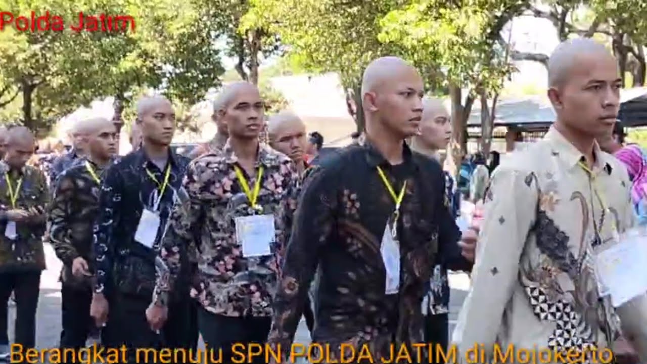 Casis Bintara Polri Berangkat Menuju SPN POLDA JATIM di Mojokerto//juli 2023