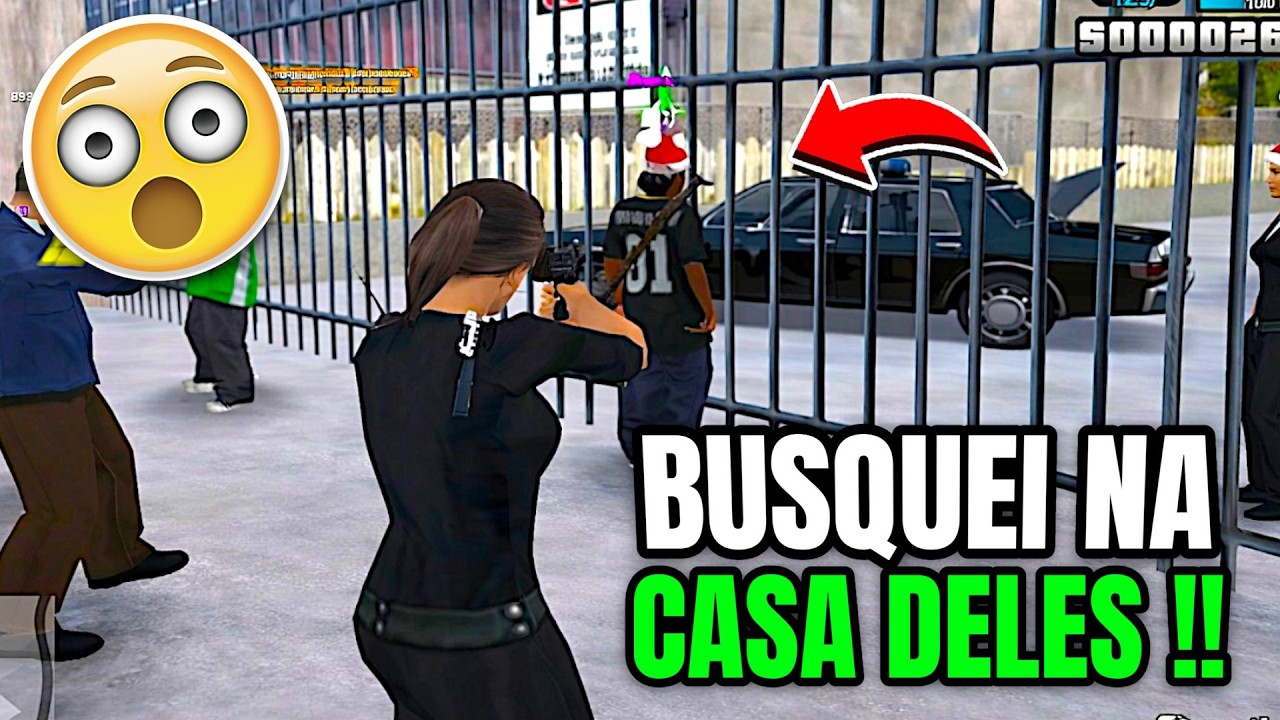ELES TENTOU FUGIR E EU FUI BUSCAR NA CASA DELES NO ( BRASIL ROLEPLAY ) ANDROID/PC